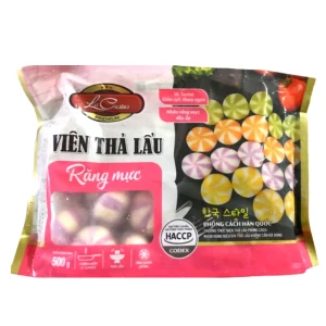 Viên Thả Lẩu Răng Mực (nhím Việt Tím Lacusina) 500g